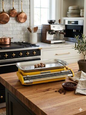 Vintage German STUBE FEINTARIERUNG Kitchen Weight Scale 10 Lb or 500 g